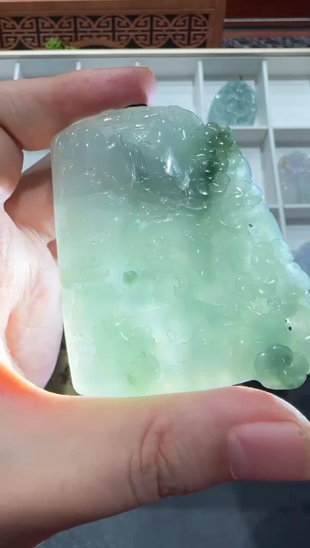 未镶嵌挂件翡翠A货翡翠多样性孤品