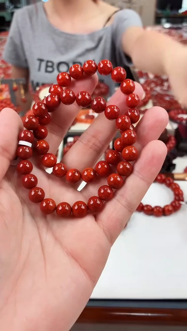 南红玛瑙瓦西手串9+未镶嵌（多样式发其一）