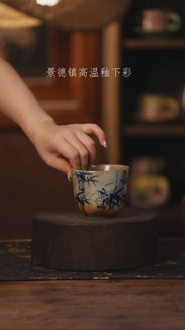 陶瓷景德镇高温釉下手绘陶瓷188