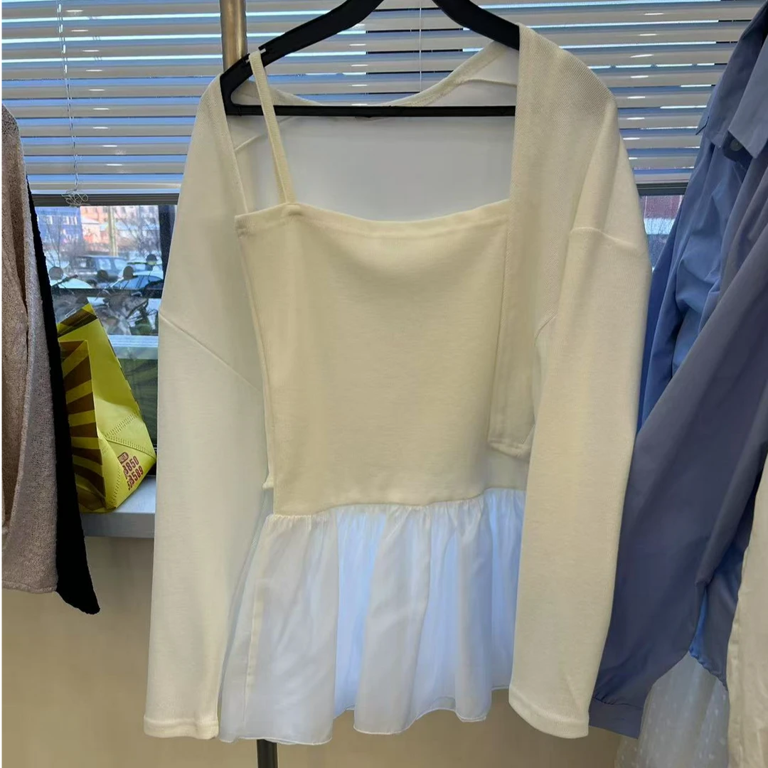 （NO退NO换）东大门代购吊带上衣套装