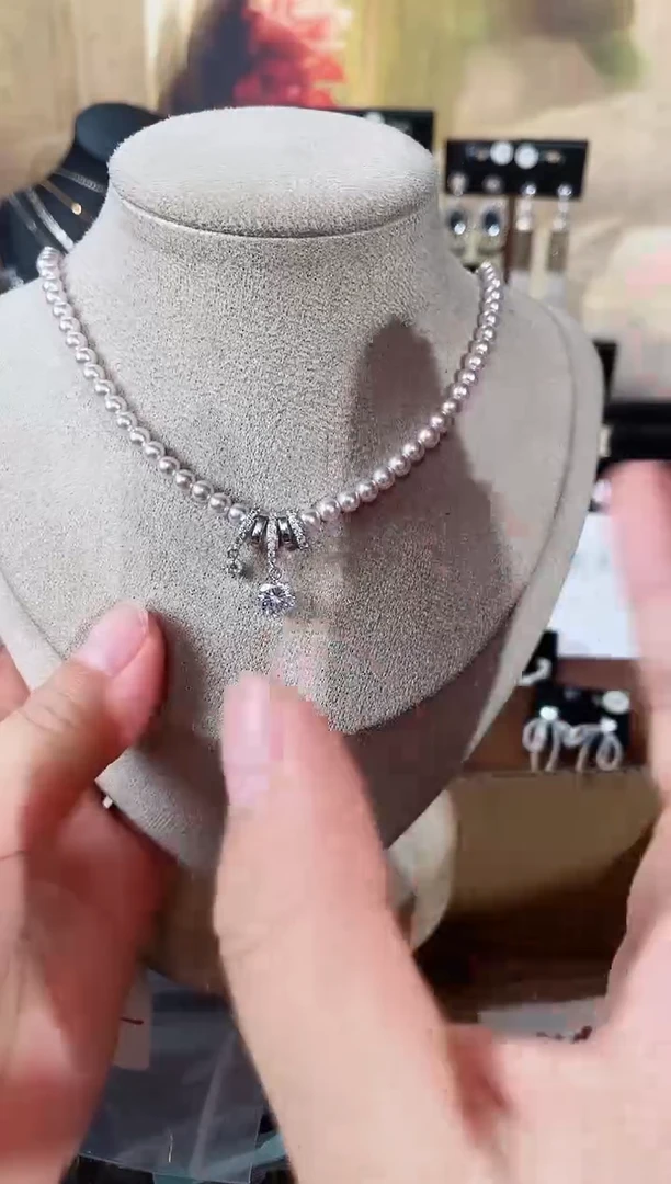 铜合金合成立方氧化锆925银豆7162