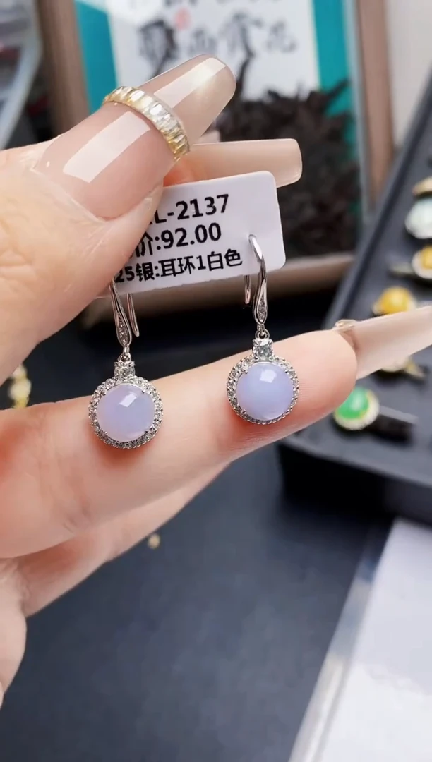 银S925镶嵌戒指翡翠0113