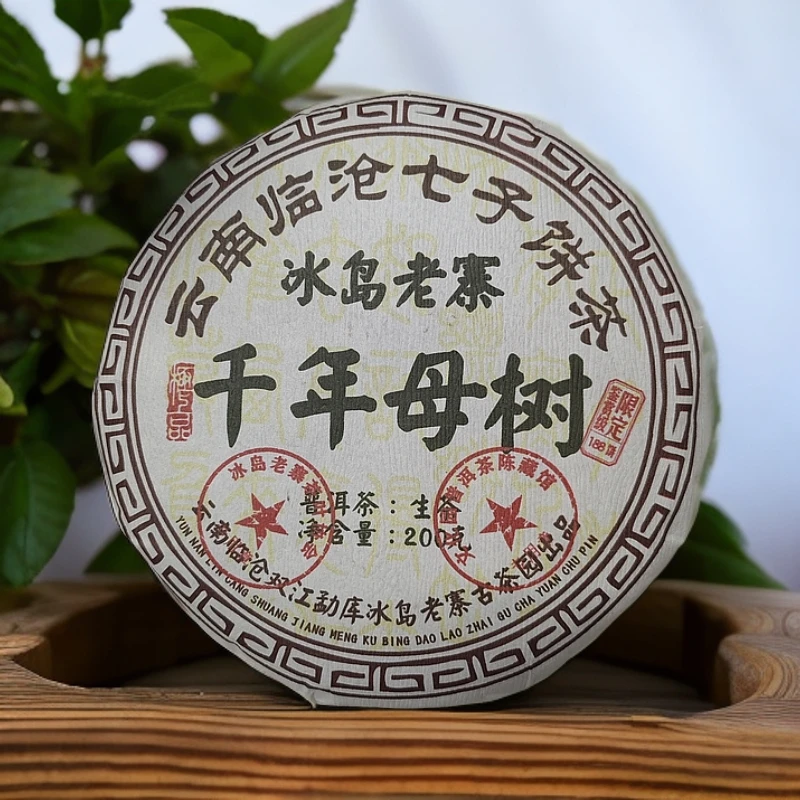 2024年冰岛老寨千年母树古树普洱生茶饼200克GY1号5月5日