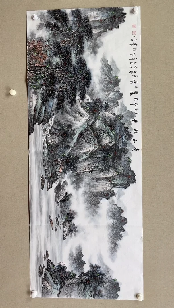 国画180*68 殷新建殷新建殷新建殷新建殷新建