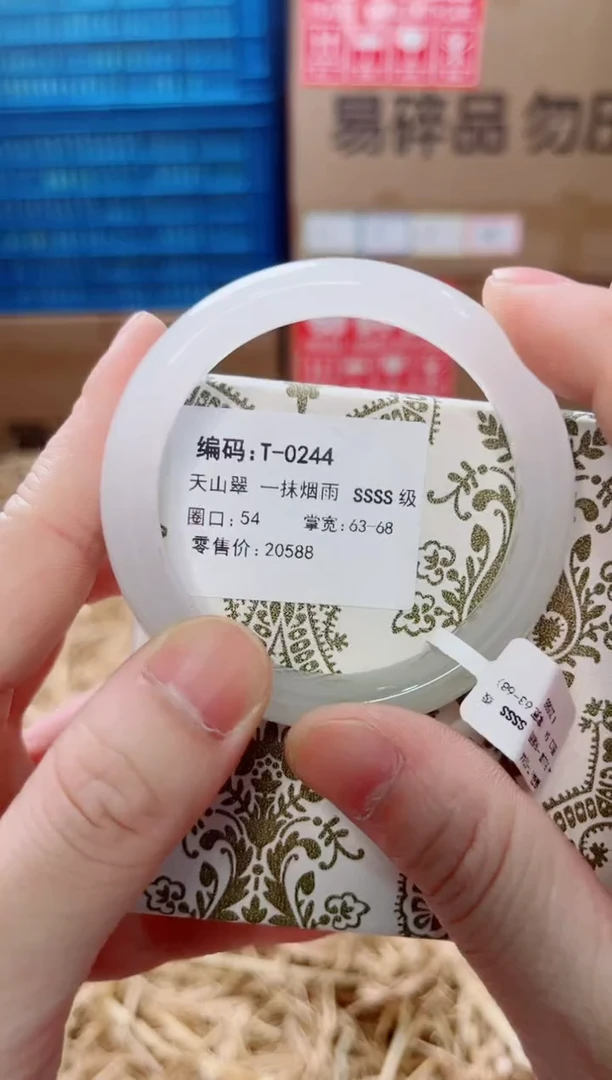 未镶嵌手镯石英质玉T-0244