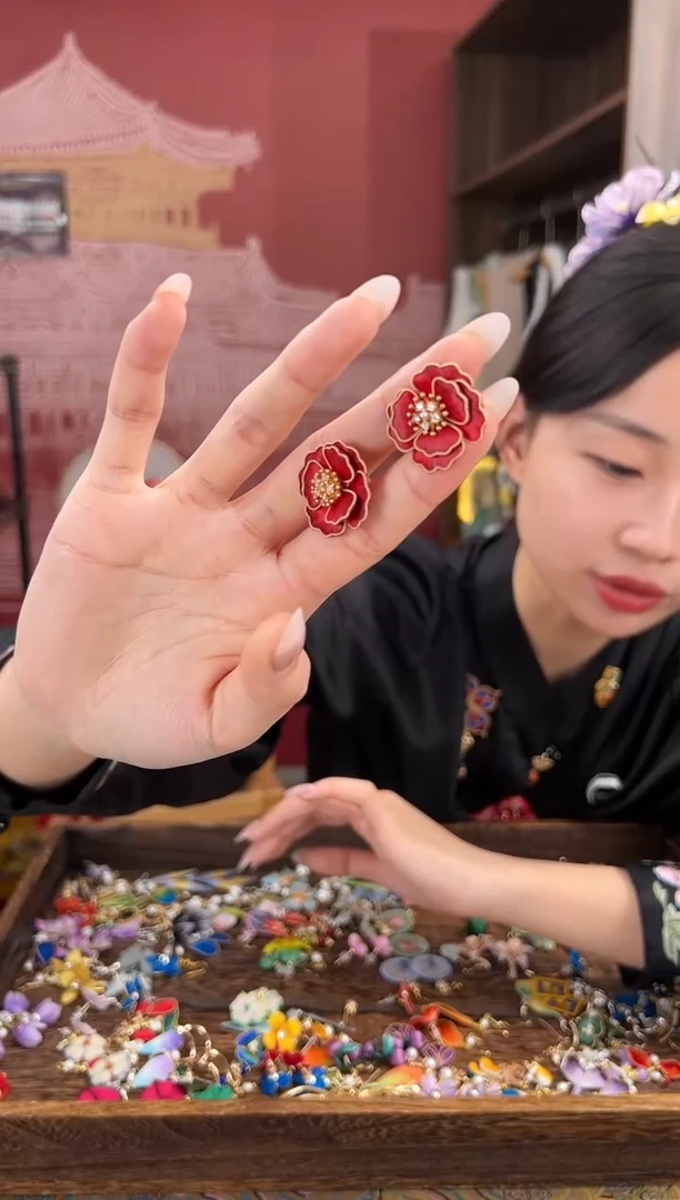 【闪购商品】刺绣苏绣世家非遗手工（耳环）