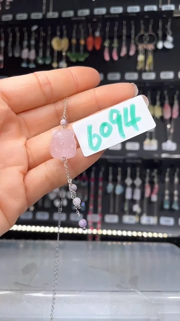 紫晶耳饰银S925镶嵌喜欢拍