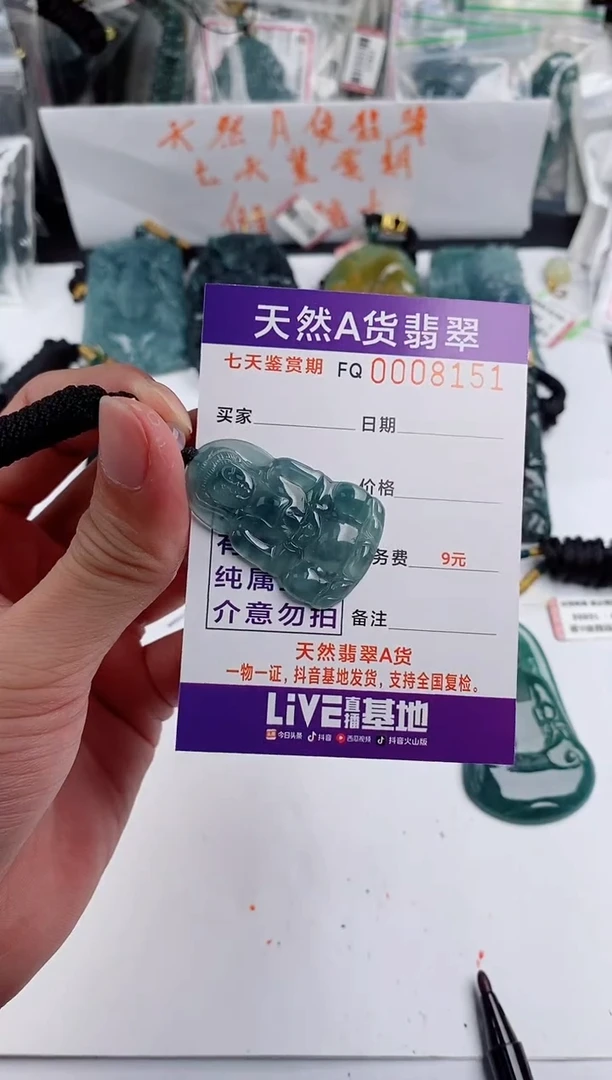 颈饰未镶嵌翡翠