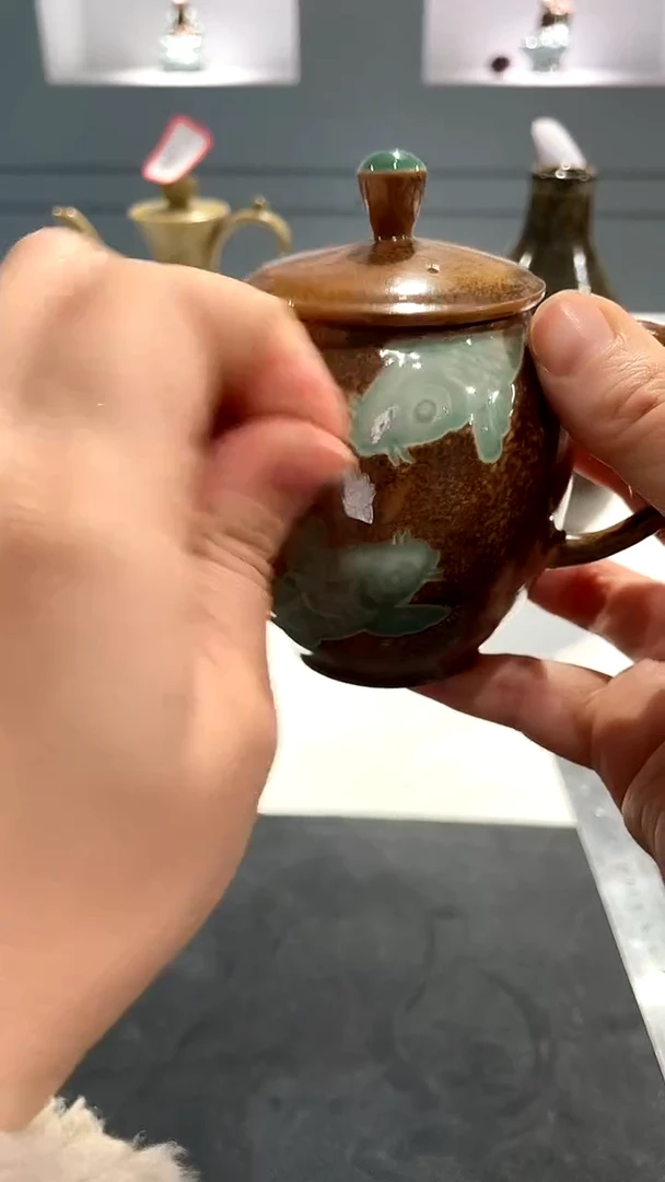 【闪购商品】龙泉青瓷杯盘盖碗壶66