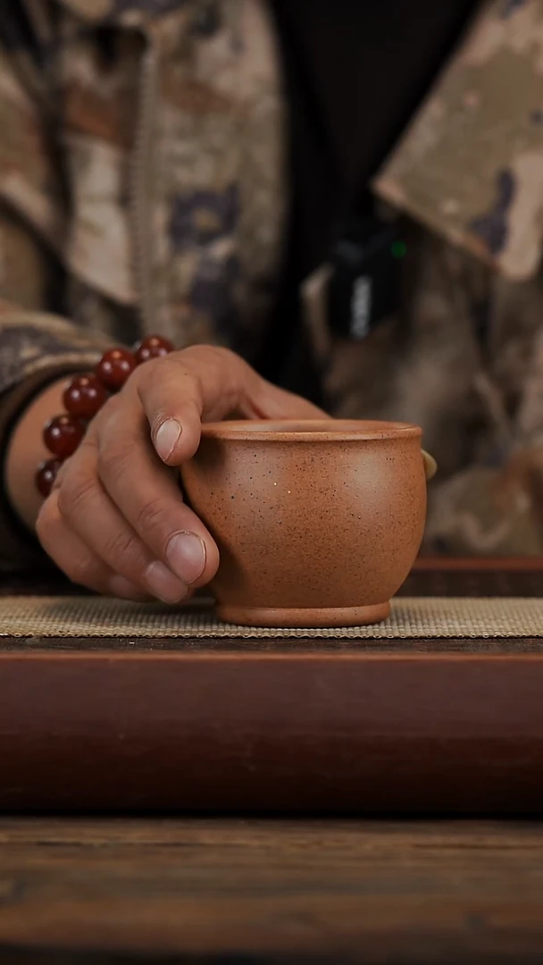 茶壶紫砂黑墩头缸杯150容量