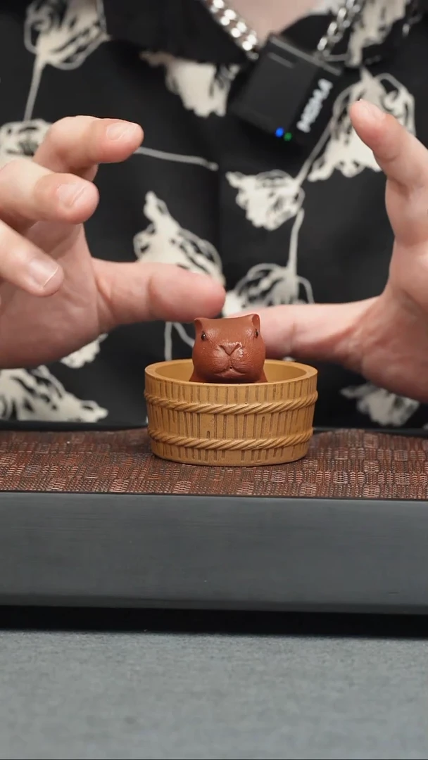 茶壶紫砂茶宠-卡皮巴拉（套）