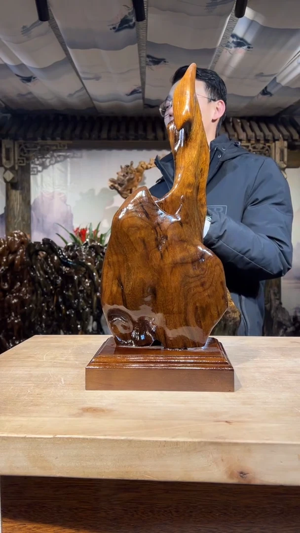 【闪购商品】金丝楠金丝楠小叶桢楠摆件47-20-16