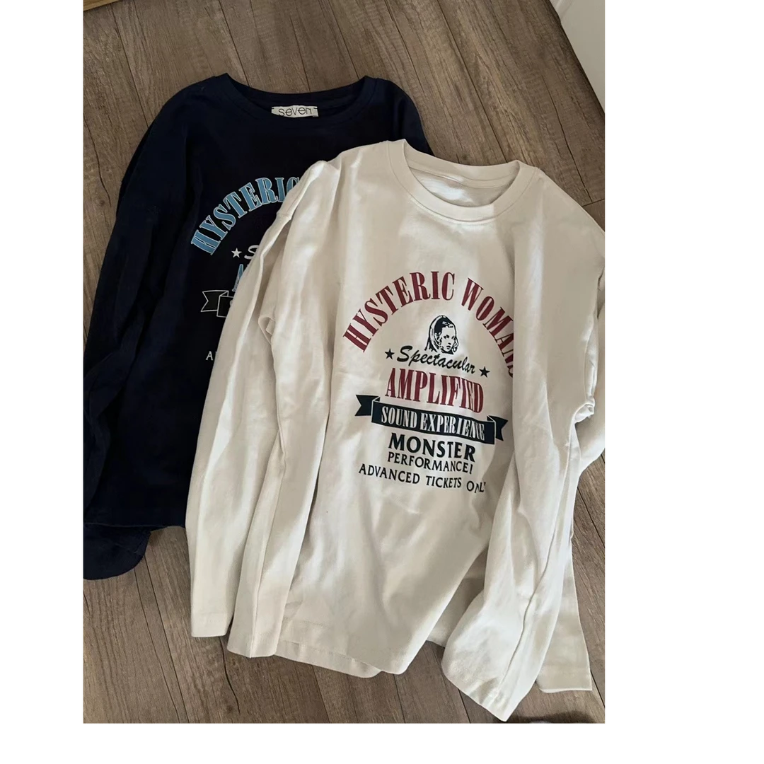 【不支持tui】长袖字母T恤女