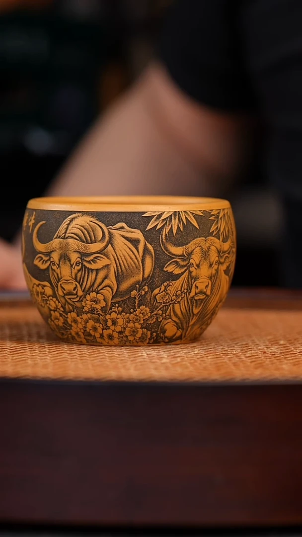 茶杯紫砂宜兴全手工紫砂杯