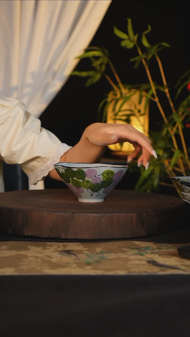碗景德镇手工手绘高温陶瓷可进蒸箱烤箱洗碗机