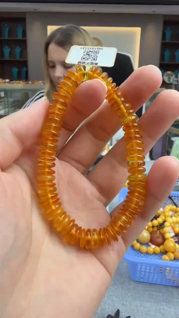手链琥珀未镶嵌328秒拍号 假一罚三