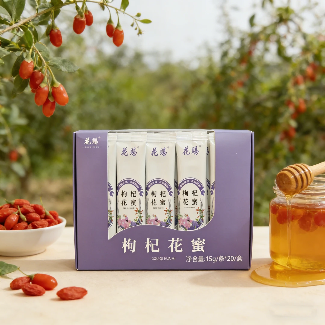 枸杞花蜜300克便携冲泡一盒20条