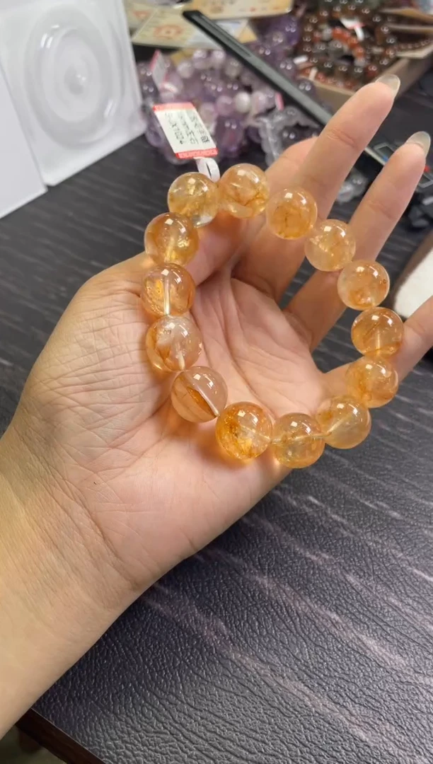 水晶手链未镶嵌16±/x-376【胶花
