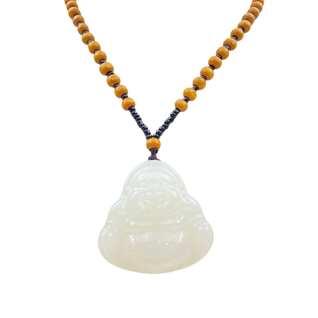 金丝玉雪山白佛公项链Y2434X,Y2277(FLB)