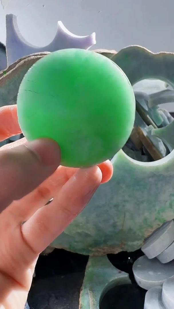 裸石翡翠缅甸翡翠A货文1164