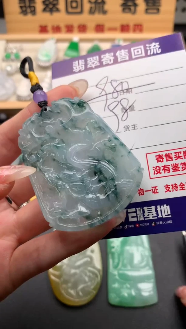 翡翠未镶嵌颈饰10134807