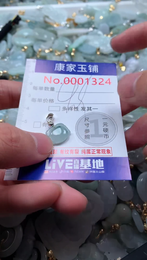 【闪购商品】翡翠吊坠(不含链)未镶嵌1324