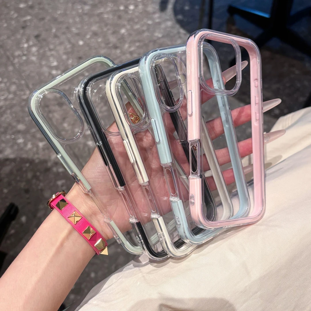 ins透明高颜值适用VIVOS20手机壳S19/S18/S17/S16边框Y37/Y77/Y78