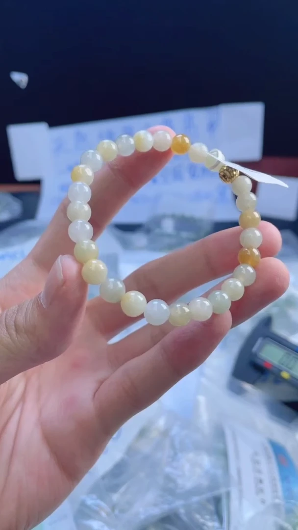 未镶嵌定制翡翠珠串卡7
