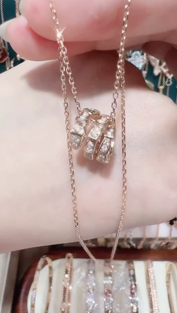 套链18K金镶嵌钻石套链