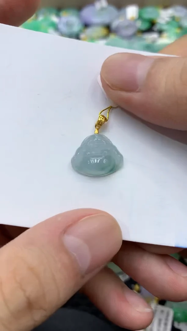 颈饰未镶嵌翡翠天然缅甸翡翠A货