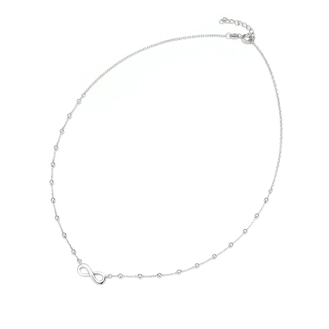 Tender Jinger 坠链均925银 『外*意大利』满天星永恒符号银项链