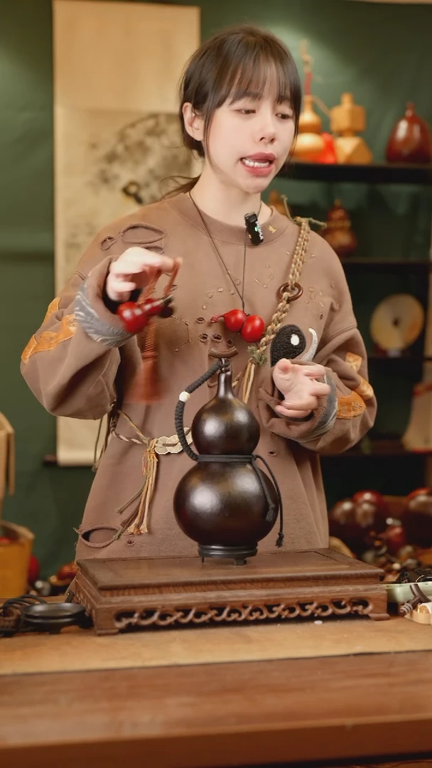 281号精品天然大漆酒葫芦一物一拍~