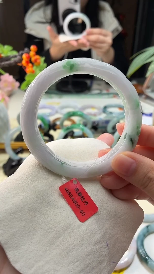 未镶嵌手镯翡翠6  翡翠手镯 60