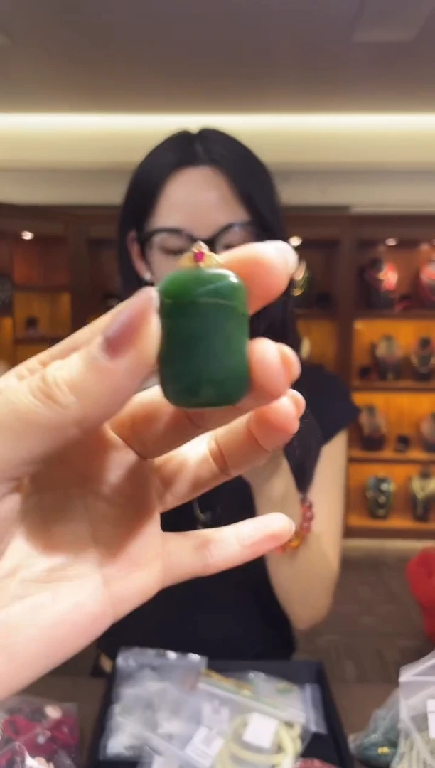 颈饰银S925镶嵌和田玉（多样性发一件）