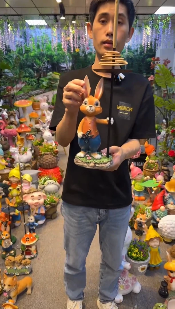 无花朵花园庭院摆件&00&