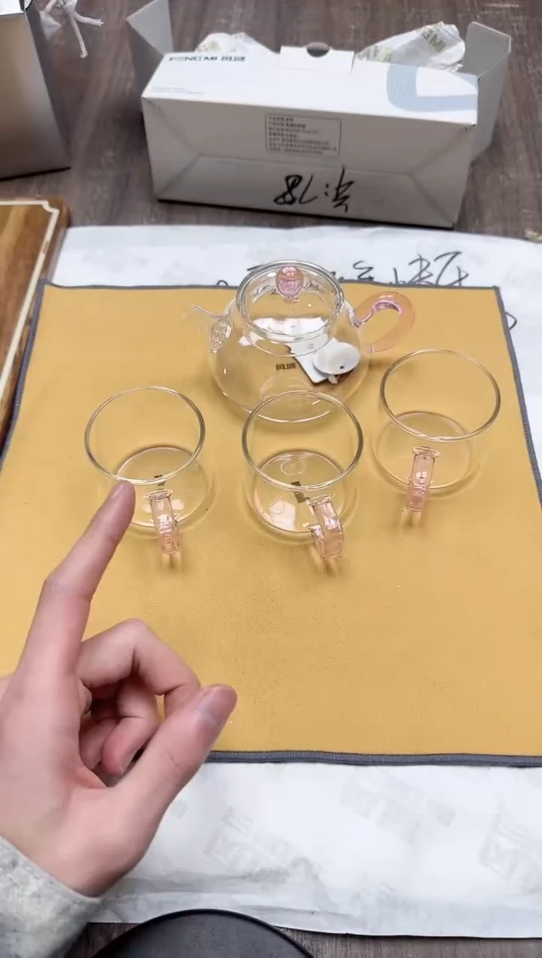 【闪购商品】其他风谜喜乐壶浅粉+臻悦杯粉色