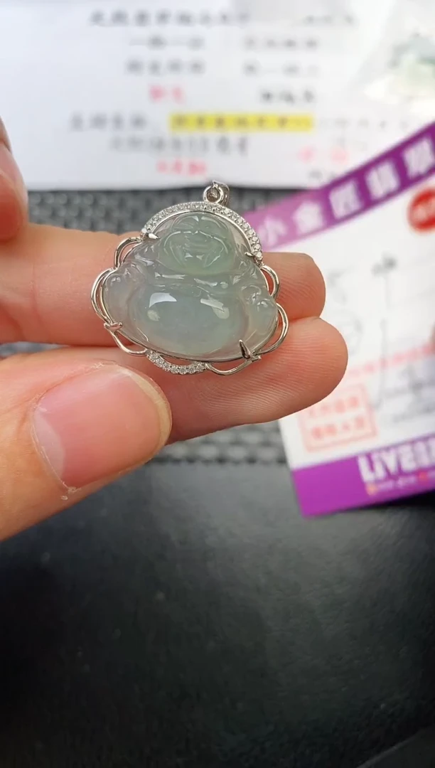 翡翠银S925镶嵌颈饰用****9吊坠