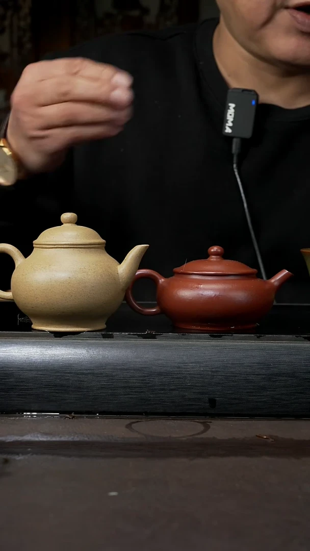 【闪购商品】紫砂茶壶大红袍潘壶 本绿宫灯 036