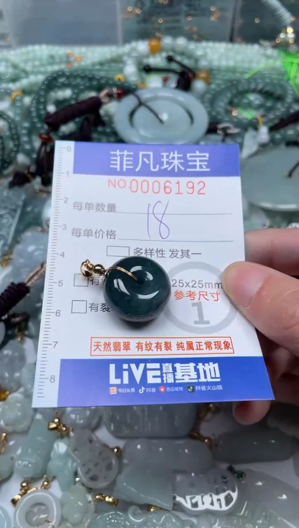 【闪购商品】翡翠颈饰未镶嵌00..6192