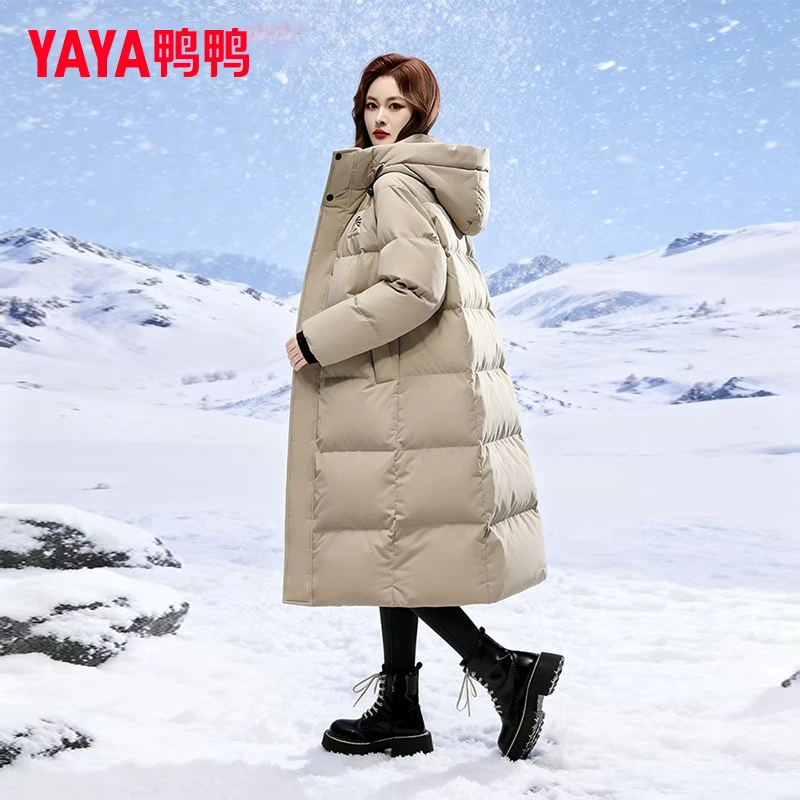 冰壳系列鸭鸭羽绒服男女同款加厚极寒2025新款户外时尚高级感外套