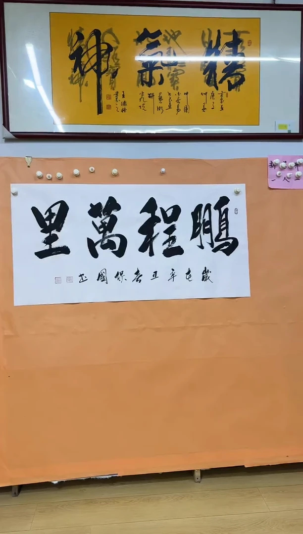 书法鹏程万里作品