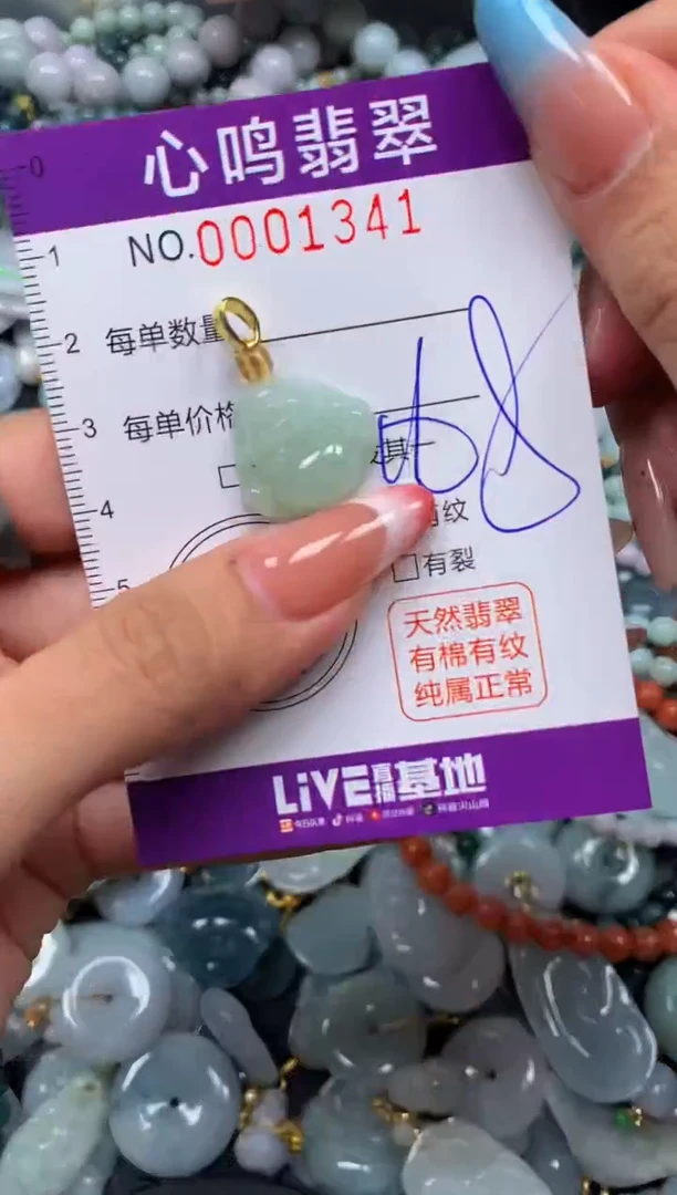 翡翠未镶嵌颈饰闪购001341