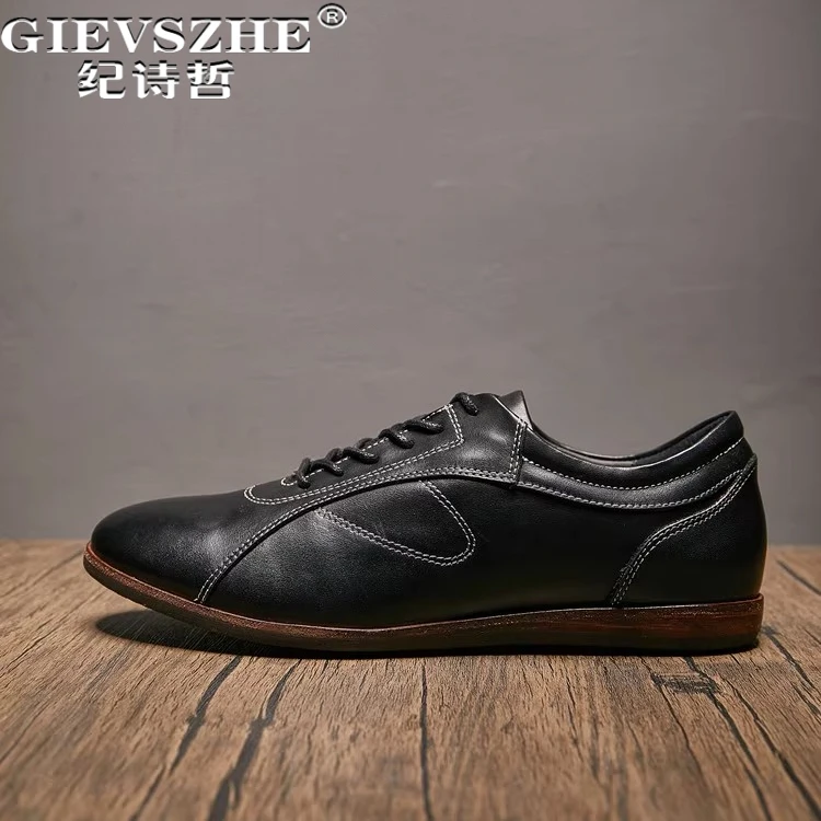 纪诗哲男鞋轻便潮流简约运动鞋子男款时尚透气休闲鞋舒适百搭板鞋