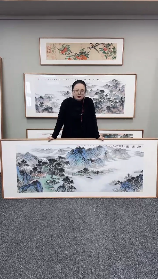 国画雅居图210*80