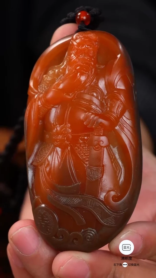 未镶嵌和田玉把件用****4忠义千秋