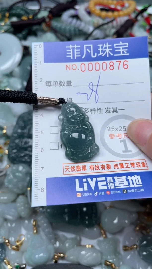 【闪购商品】翡翠颈饰未镶嵌00..0876