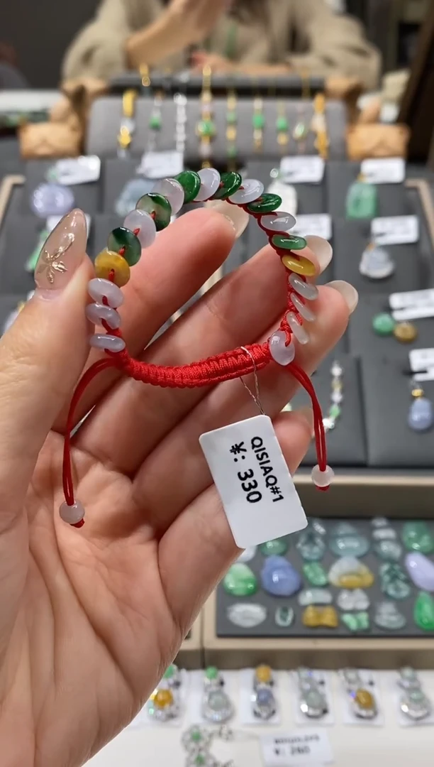 未镶嵌手链翡翠手绳