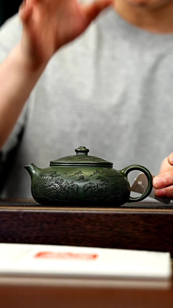 茶壶紫砂宜兴原矿 手工 紫砂壶容量260CC