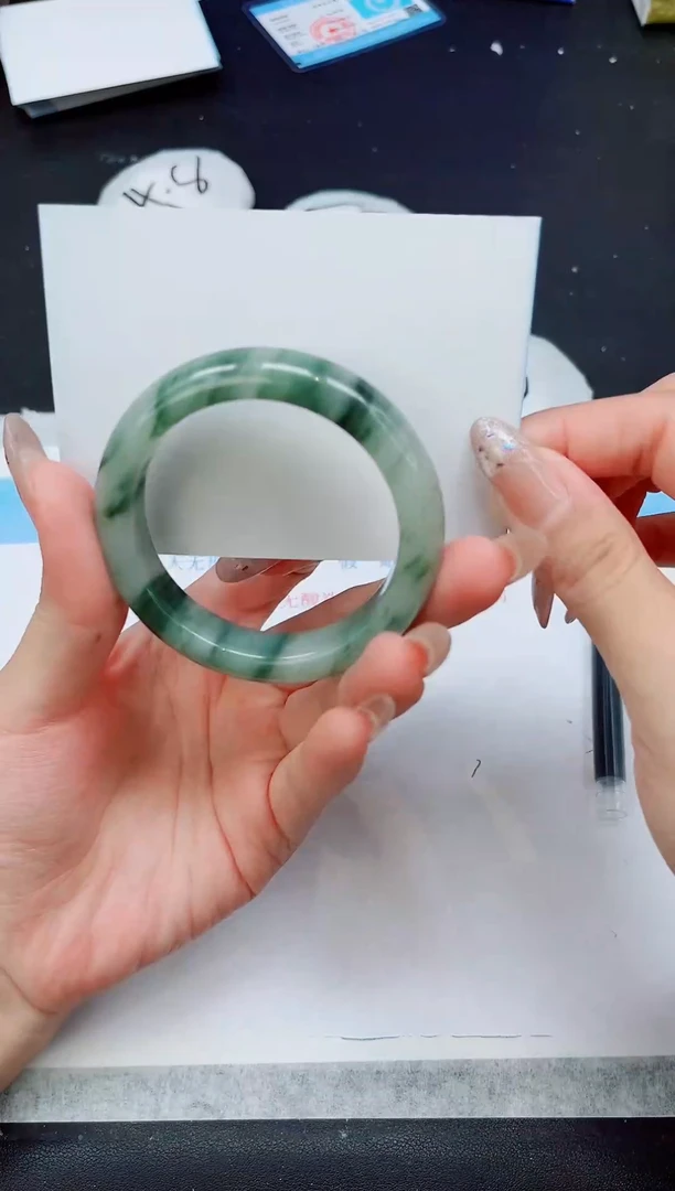 未镶嵌手镯石英质玉A9-53.7