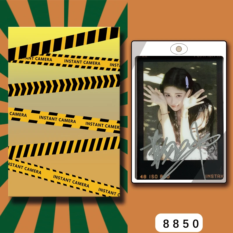 D8850【鞠婧祎】 正品拍立得照片 黑金